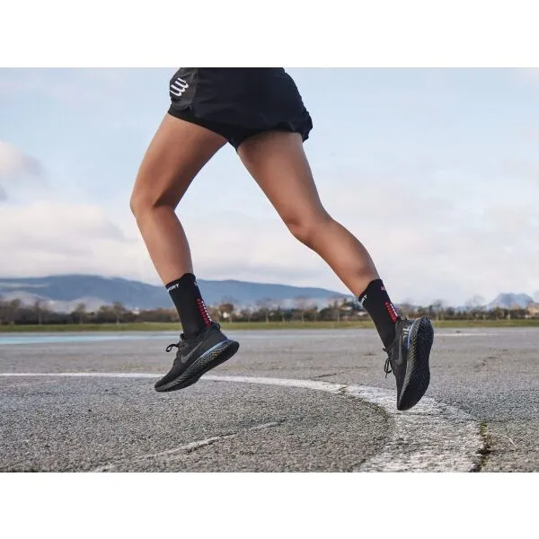 Compressport PRO RACING SOCK v4.0 RUN HIGH Bežecké ponožky, čierna, veľkosť