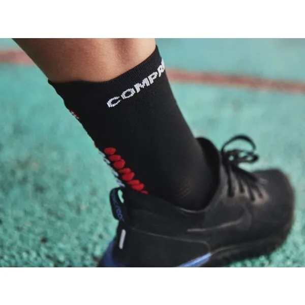 Compressport PRO RACING SOCK v4.0 RUN HIGH Bežecké ponožky, čierna, veľkosť