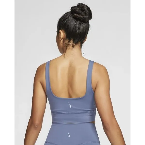 Nike YOGA LUXE Dámske tielko, modrá, veľkosť
