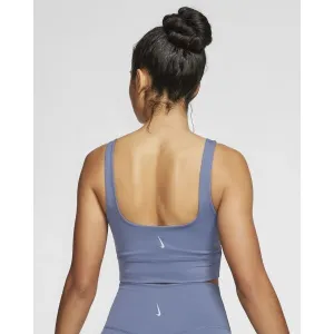 Nike YOGA LUXE Dámske tielko, modrá, veľkosť