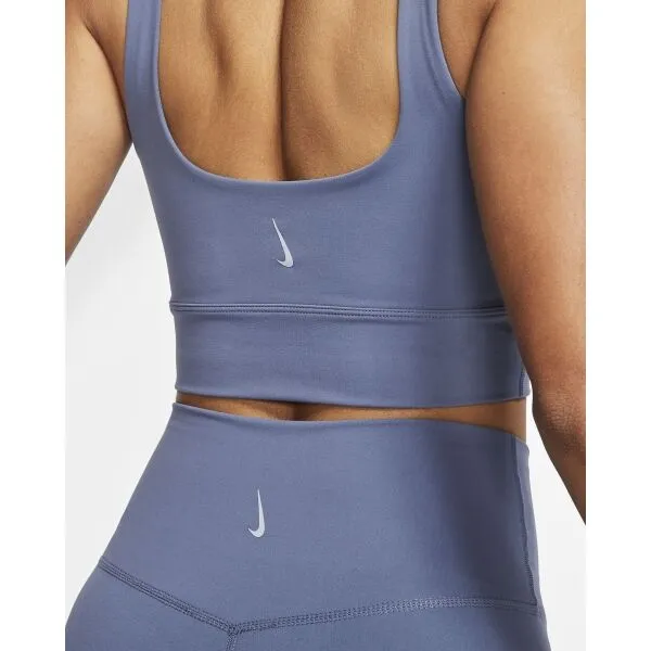 Nike YOGA LUXE Dámske tielko, modrá, veľkosť