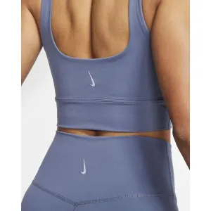 Nike YOGA LUXE Dámske tielko, modrá, veľkosť