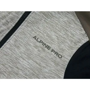 ALPINE PRO OTEGA Dámska outdoorová mikina, sivá, veľkosť