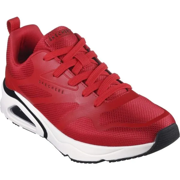 Pánska rekreačná obuv SKECHERS Tres Air Uno Revolutionairy red