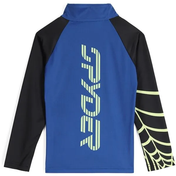 Spyder BUG 1/2 ZIP Chlapčenský lyžiarsky rolák, modrá, veľkosť 6Y