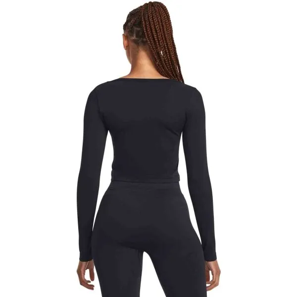 Under Armour TRAIN SEAMLESS LS Dámske tričko, čierna, veľkosť M