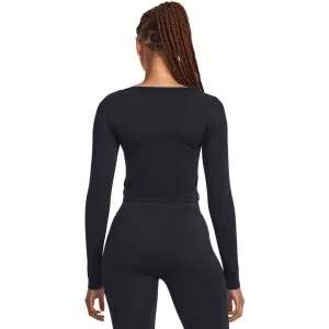 Under Armour TRAIN SEAMLESS LS Dámske tričko, čierna, veľkosť M