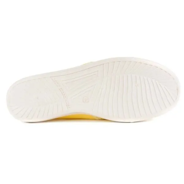 Oldcom SARAH Dámske bavlnené Slip-on tenisky, žltá, veľkosť