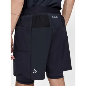 Craft PRO TRAIL 2IN1 SHORTS M Pánske bežecké šortky, čierna, veľkosť