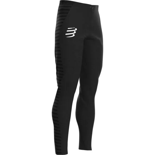 Compressport SEAMLESS PANTS Pánske športové tepláky, čierna, veľkosť