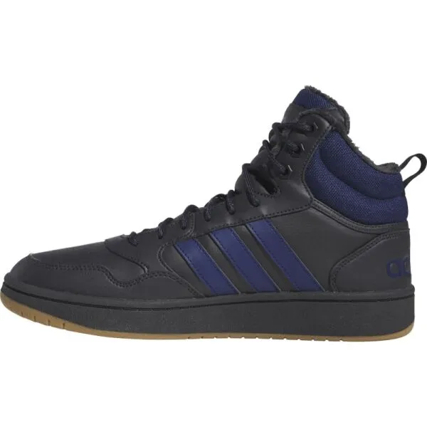 adidas HOOPS 3.0 MID WTR Pánske členkové tenisky, čierna, veľkosť 44