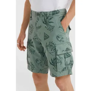 O'Neill ESSENTIALS Pánske cargo šortky, zelená, veľkosť