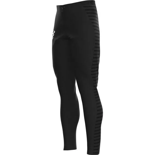 Compressport SEAMLESS PANTS Pánske športové tepláky, čierna, veľkosť
