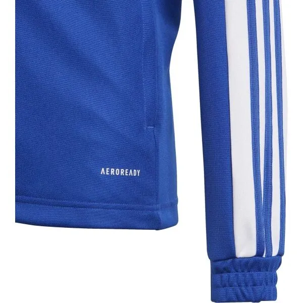 adidas SQ21 TR JKT Y Chlapčenská futbalová mikina, modrá, veľkosť
