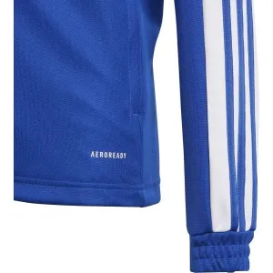 adidas SQ21 TR JKT Y Chlapčenská futbalová mikina, modrá, veľkosť