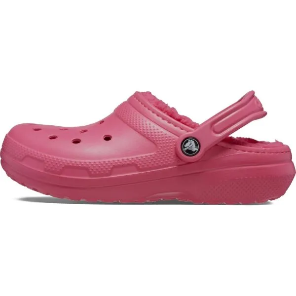 Crocs CLASSIC FUZZ LINED CLOG Dámska nazúvacia obuv, ružová, veľkosť 36/37