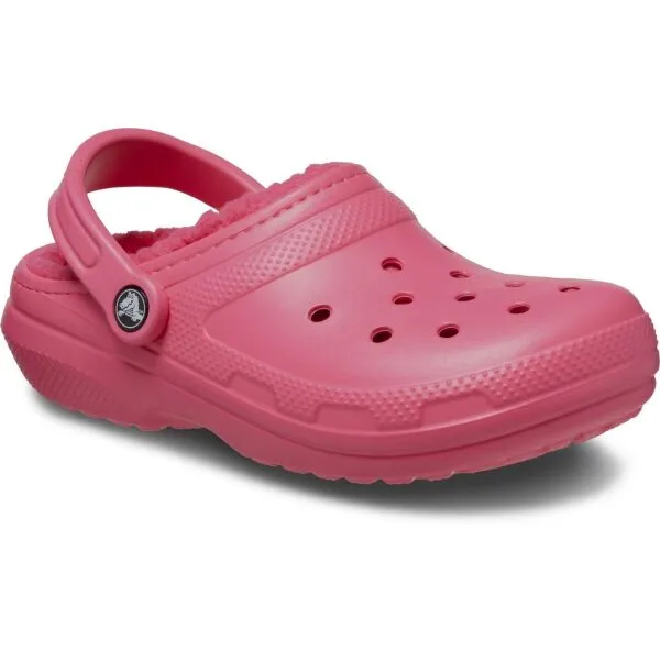 Crocs CLASSIC FUZZ LINED CLOG Dámska nazúvacia obuv, ružová, veľkosť 36/37