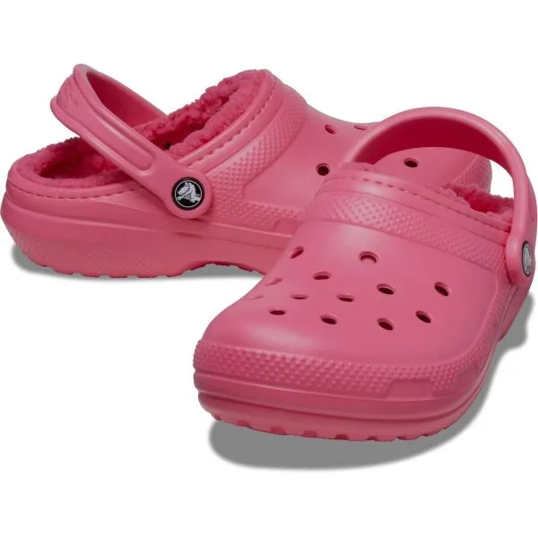 Crocs CLASSIC FUZZ LINED CLOG Dámska nazúvacia obuv, ružová, veľkosť 36/37