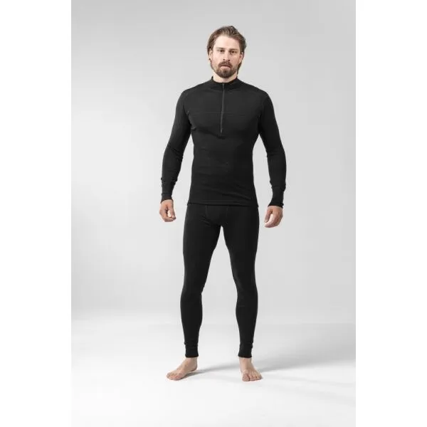 Devold LAUPAREN MERINO 190 ZIP NECK MAN Pánske merino tričko, modrá, veľkosť