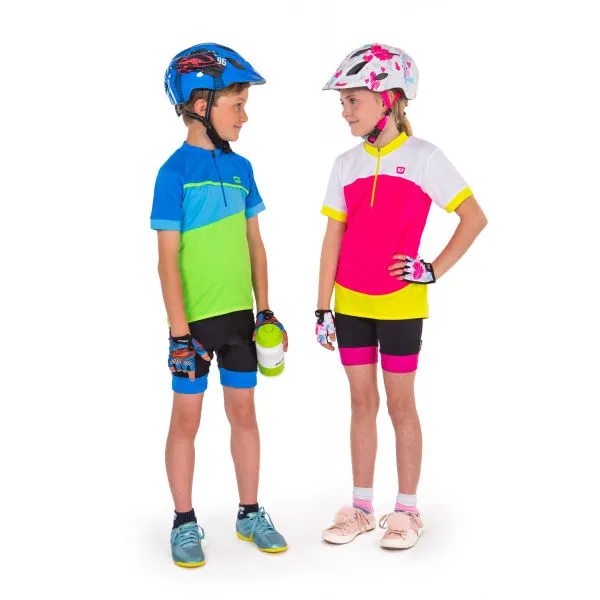 Etape JUNIOR Detské cyklistické šortky, čierna, veľkosť 128-134