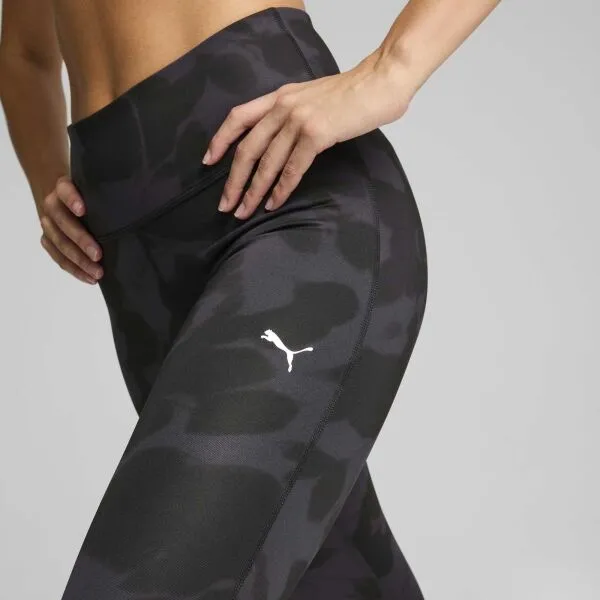 Puma TRAIN FAV 7/8 TIGHT AOP Dámske športové legíny, čierna, veľkosť