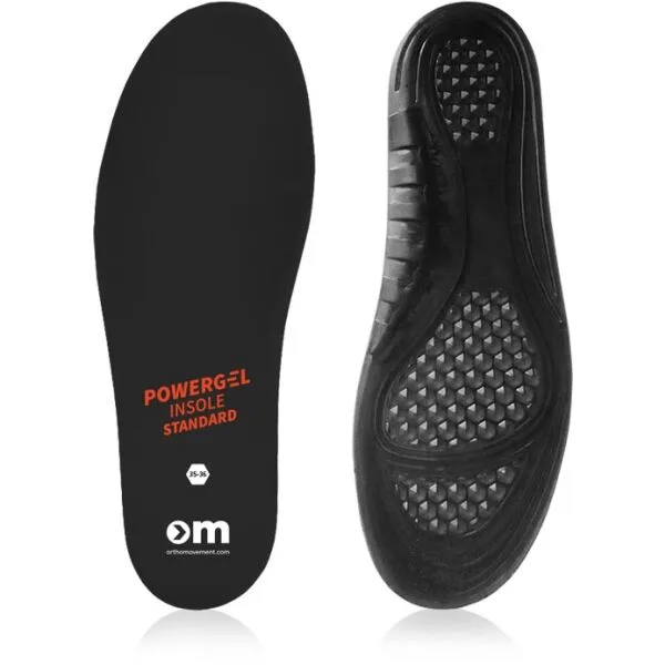 ORTHOMOVEMENT POWER GEL INSOLE STANDARD Gélové vložky do obuvi, čierna, veľkosť