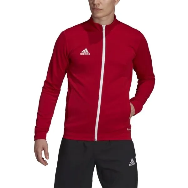 adidas ENT22 TK JKT Pánska futbalová mikina, červená, veľkosť