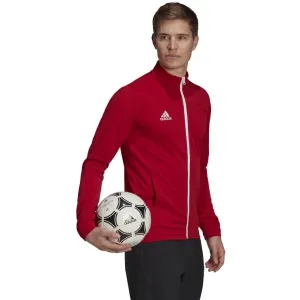 adidas ENT22 TK JKT Pánska futbalová mikina, červená, veľkosť