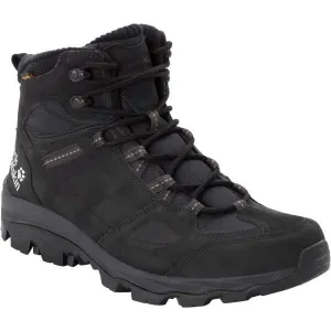Jack Wolfskin VOJO 3 WT TEXAPORE MID M Pánska vychádzkovo turistická obuv, čierna, veľkosť