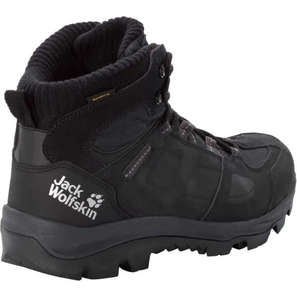 Jack Wolfskin VOJO 3 WT TEXAPORE MID M Pánska vychádzkovo turistická obuv, čierna, veľkosť