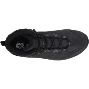 Jack Wolfskin VOJO 3 WT TEXAPORE MID M Pánska vychádzkovo turistická obuv, čierna, veľkosť