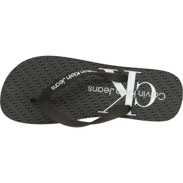 Calvin Klein BEACH SANDAL GLOSSY Pánske žabky, čierna, veľkosť