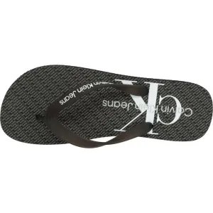 Calvin Klein BEACH SANDAL GLOSSY Pánske žabky, čierna, veľkosť