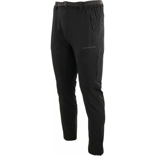 ALPINE PRO OGUN Pánske outdoorové nohavice, čierna, veľkosť