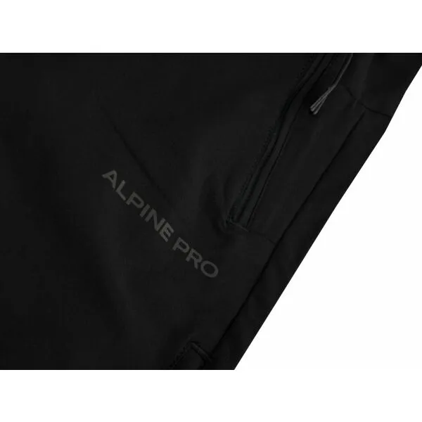 ALPINE PRO OGUN Pánske outdoorové nohavice, čierna, veľkosť