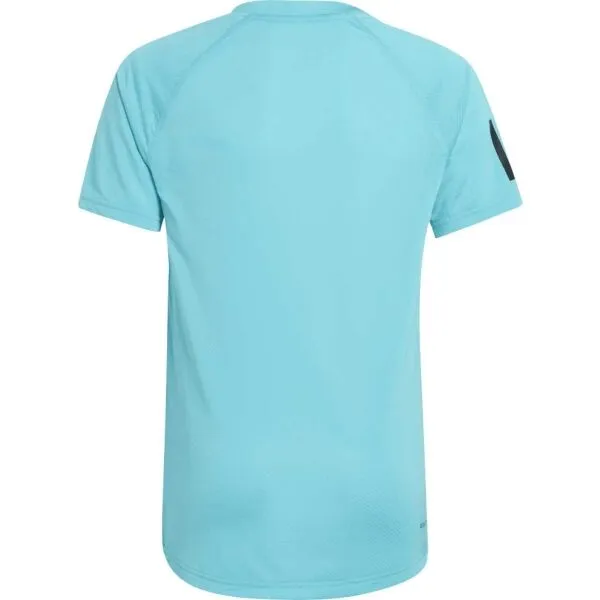 adidas CLUB TEE Dievčenské tenisové tričko, tyrkysová, veľkosť