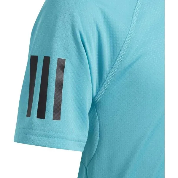 adidas CLUB TEE Dievčenské tenisové tričko, tyrkysová, veľkosť