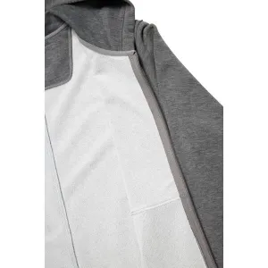 Calvin Klein PW - FULL ZIP HOODIE Pánska mikina, sivá, veľkosť