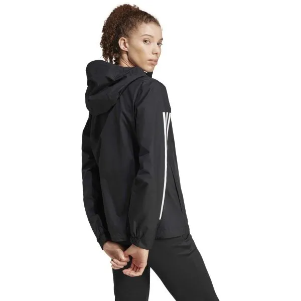 adidas ESSENTIALS 3-STRIPES RAIN.RDY  Dámska bunda, čierna, veľkosť