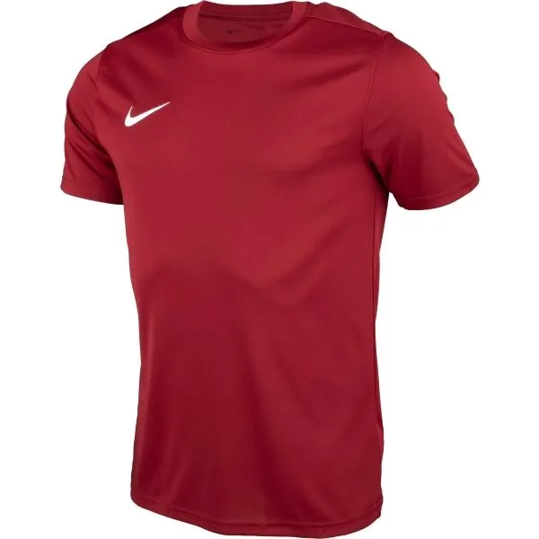 Nike DRI-FIT PARK 7 Pánske športové tričko, vínová, veľkosť