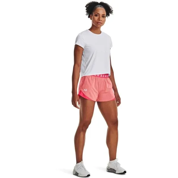 Under Armour PLAY UP TWIST SHORTS 3.0 Dámske šortky, ružová, veľkosť