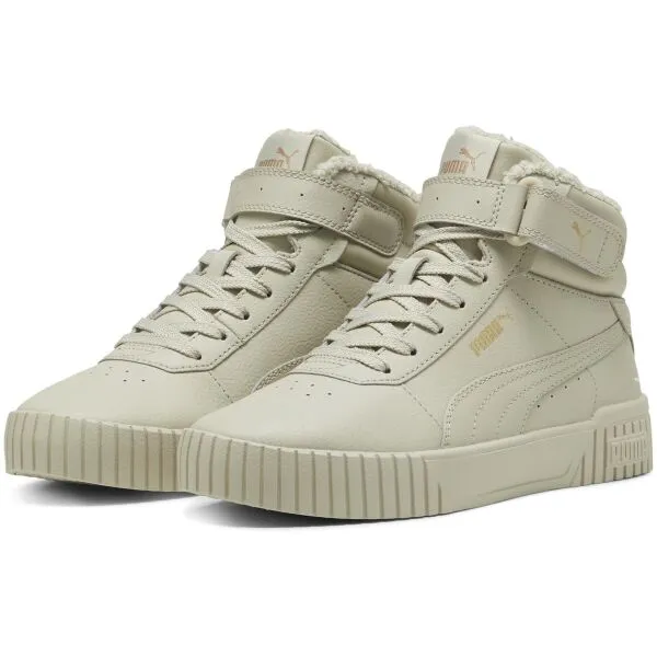 Puma CARINA 2.0 MID WTR Dámske zimné tenisky, béžová, veľkosť 37