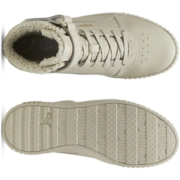 Puma CARINA 2.0 MID WTR Dámske zimné tenisky, béžová, veľkosť 37