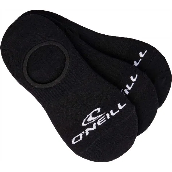 O'Neill FOOTIE ONEILL WHITE 3P Unisex ponožky, čierna, veľkosť 39-42