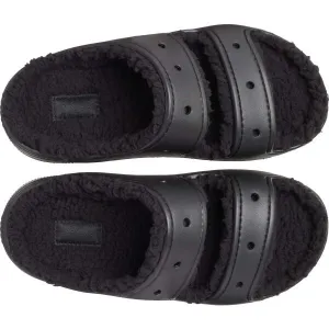 Crocs CLASSIC COZZZY SANDAL Dámske šľapky, čierna, veľkosť 36/37