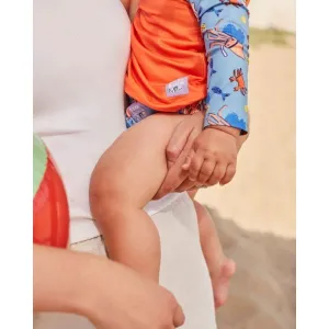 Bambinomio MIO WAVE Súprava na plávanie, oranžová, veľkosť 2-3Y