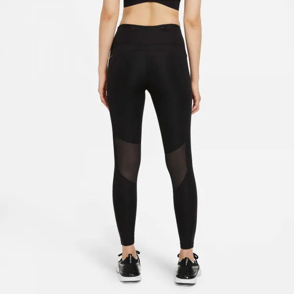 Nike DF FAST TGHT W Dámske bežecké legíny, čierna, veľkosť