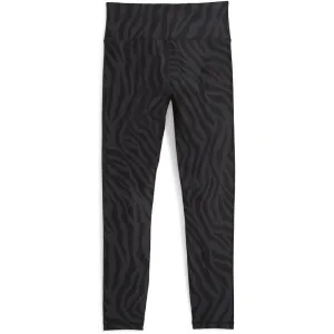 Puma TRAIN FAV 7/8 TIGHT AOP Dámske športové legíny, čierna, veľkosť