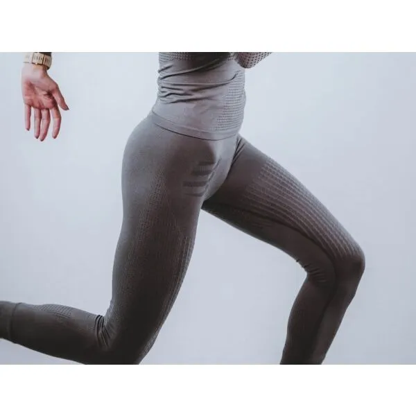 Compressport ON/OFF TIGHTS W Dámske termo legíny, sivá, veľkosť