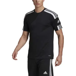 adidas SQUAD 21 JSY SS Pánsky futbalový dres, čierna, veľkosť